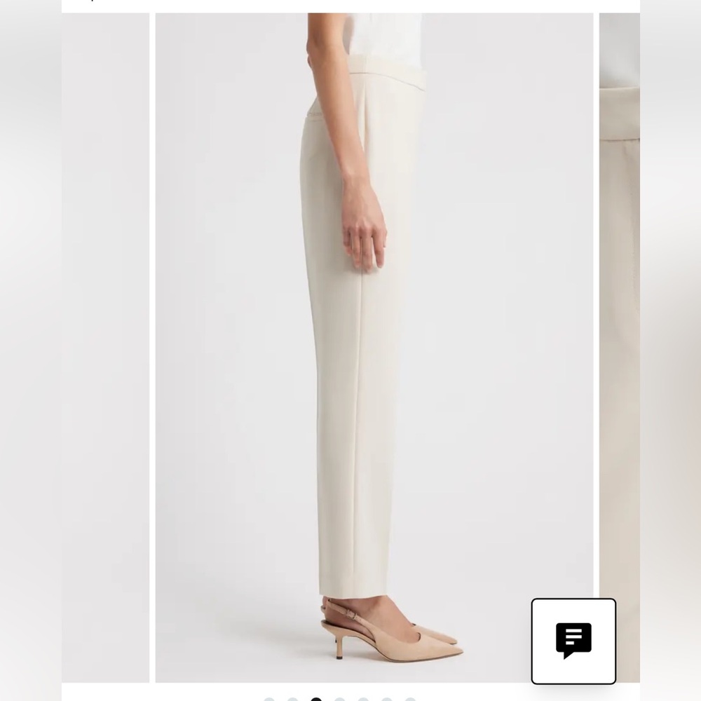 Brand new with tags Ann Taylor wool blend pleated khaki twill pants - Picture 6 of 17